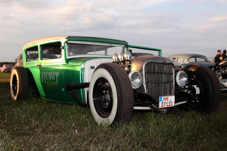 Grüner Hot Rod