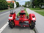 Porsche Traktor Rückansicht