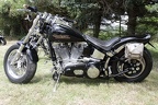 Harley mit Seitentasche