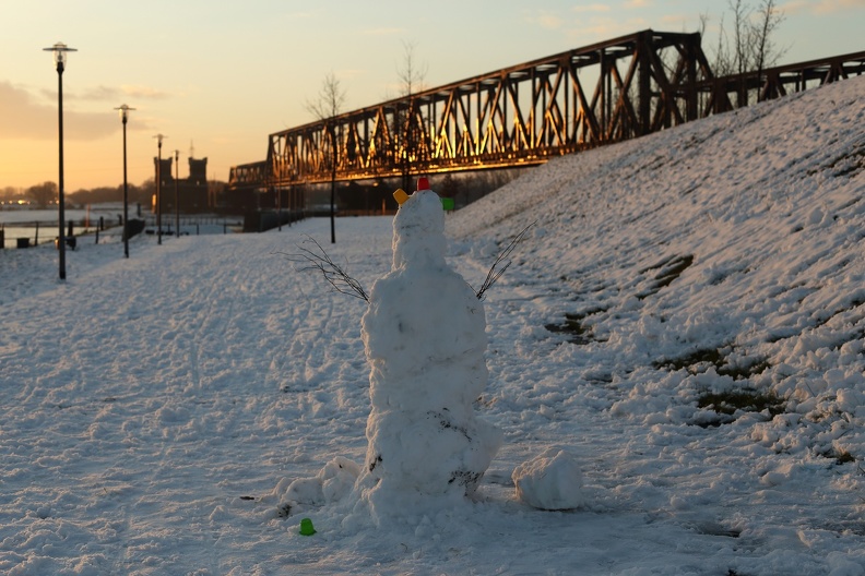 Brücke im Abendlicht