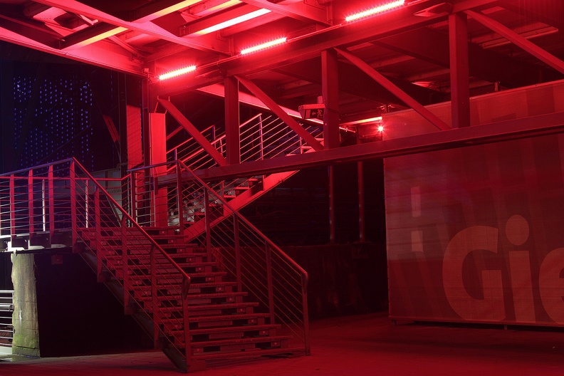 Rote Gießhallentreppen