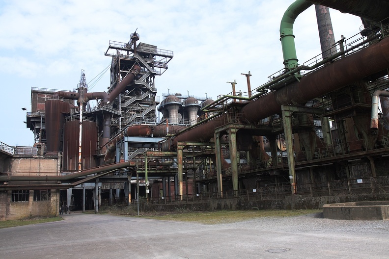 Hochofen mit Gasförderstation