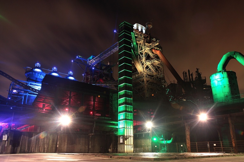 Hochofen und Winderhitzer