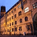 Beleuchtetes Rathaus