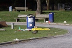 Vermüllter Spielplatz