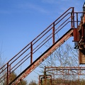 Treppe am Klärbecken