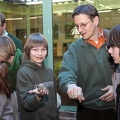 Schnecke auf Hand