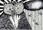 Schwarz-Weiße Eule