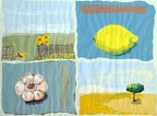 Zitrone Blume Himmel