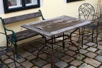 Verwitterter Tisch