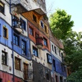 Bunte Fassade Hundertwasserhaus