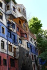 Bunte Fassade Hundertwasserhaus