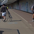 Radfahrer Reichsbrücke