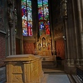 Rosenkranzkapelle und Kirchenfenster