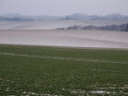 Verschneite Hügel