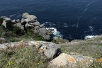 Felsen am Kap (3354 visits) Senkrecht fallen die Granitfelsen am Kap Finisterre zum Meer ab. Felsen am Kap