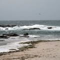 Strand bei Sturm