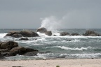 Hohe Wellen (3398 visits) Die Wellen brechen sich an den Felsen am Strand der Costa da Morte. Hohe Wellen