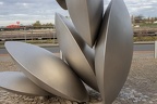 Stahlskulptur im Innenhafen