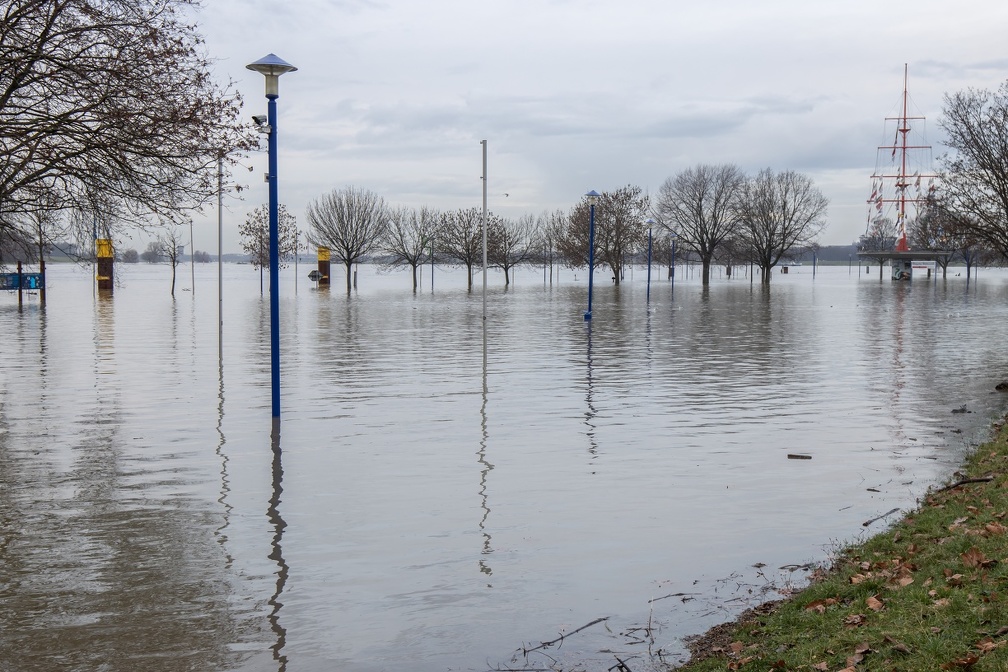 Hochwasser Ruhrort 