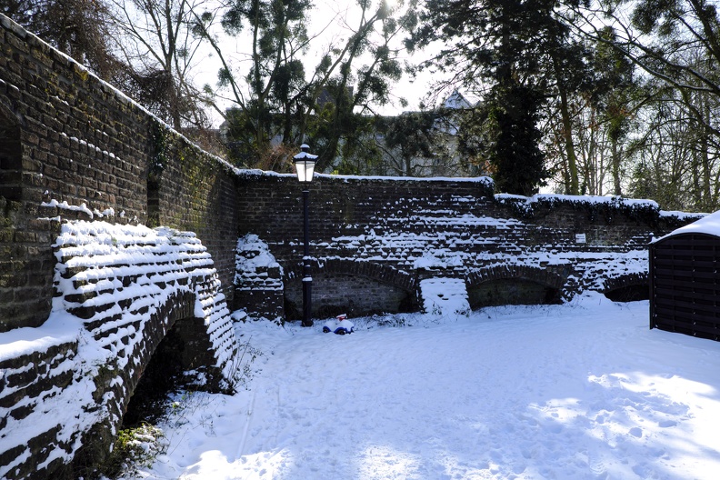 Stadtmauer im Winter