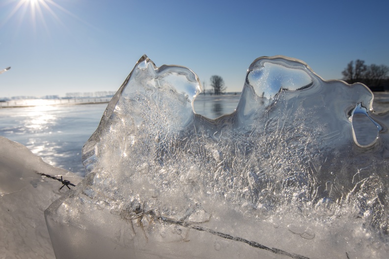 Blick über die Eiskante