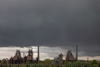 Gewitterfront (845 visits) Bedrohliche Gewitterwolken über dem Landschaftspark Gewitterfront
