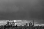Gewitterfront SW (892 visits) Gewitterfront über dem Landschaftspark,in einer Serie aus SW und Farbbildern Gewitterfront SW