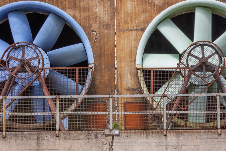 Ventilatoren am Kühlwerk