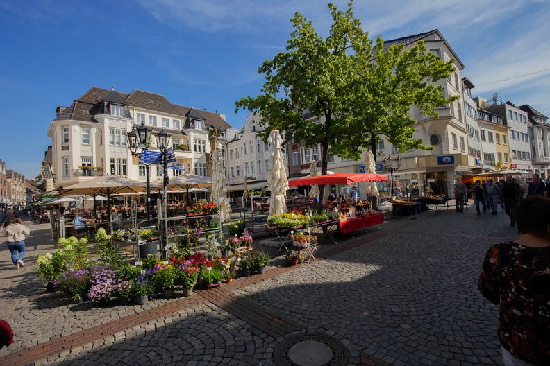 Bunte Marktstände